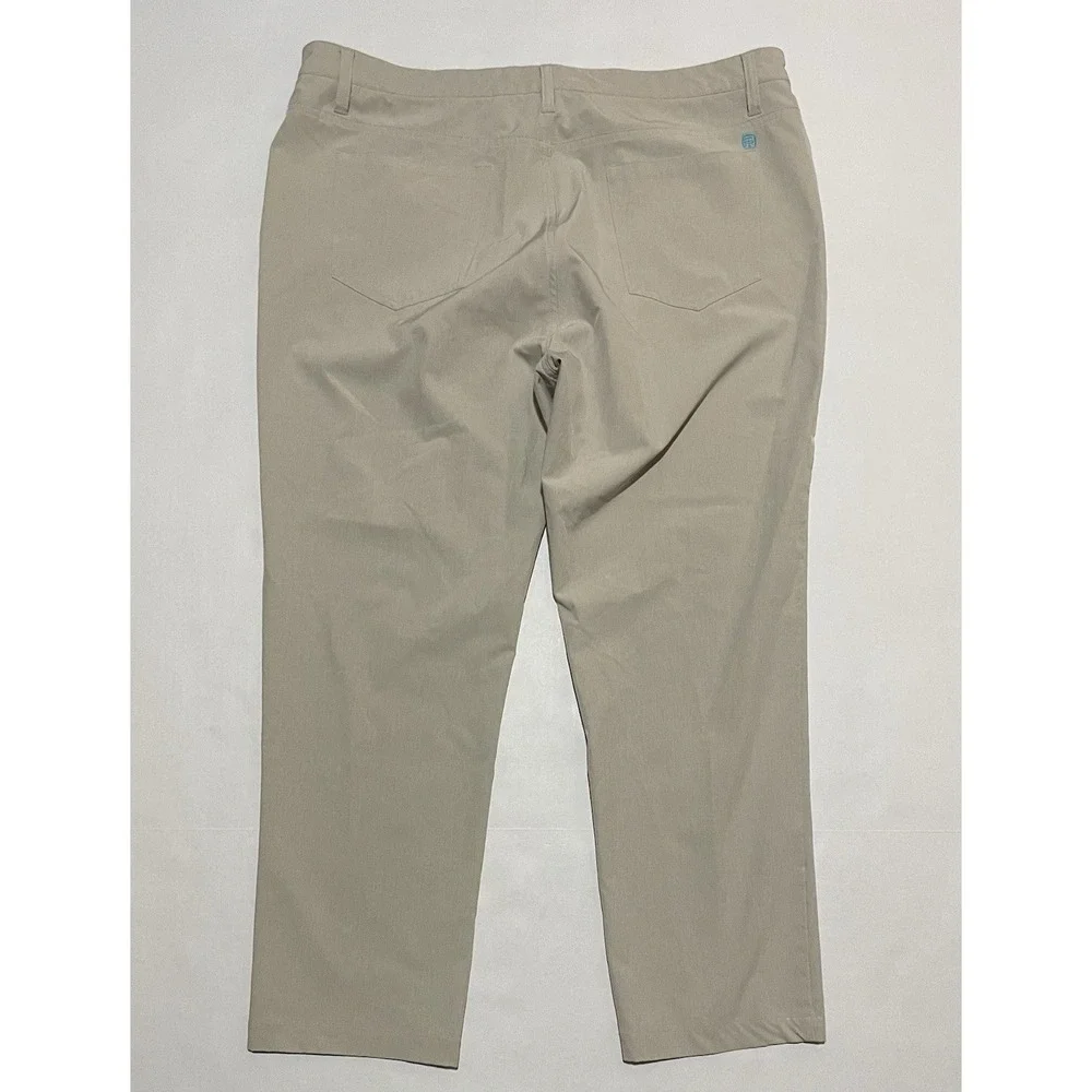 Lot Of 2 Tori Richard Pants Mens 38 X 27 Quick Dry‎ UPF Performance Golf Stretch